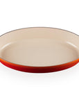 Le Creuset 3 qt Enameled Cast Iron Signature Oval Baker, Sand Interior