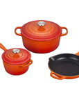 Le Creuset 5-Piece Signature Enameled Cast Iron Set - J.L. Hufford