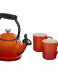 Le Creuset Demi Kettle & 2 Mug Set