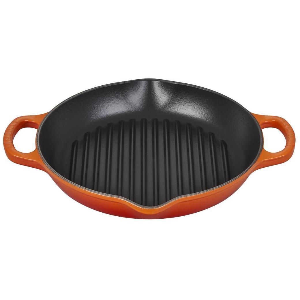 Le Creuset Signature 9.75″ Deep Round Grill Pan - J.L. Hufford