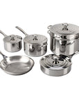 Le Creuset 10 Piece Stainless Steel Cookware Set - J.L. Hufford