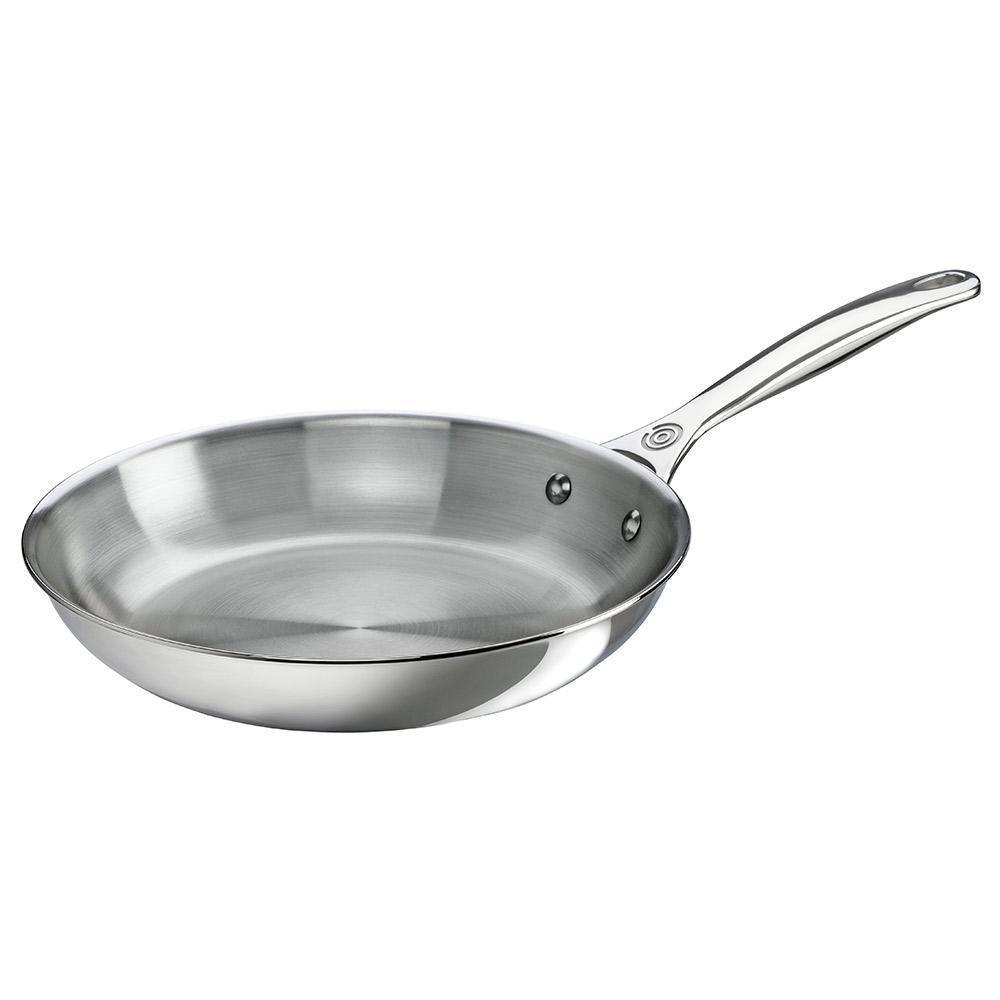 Le Creuset 10″ Stainless Steel Fry Pan - J.L. Hufford