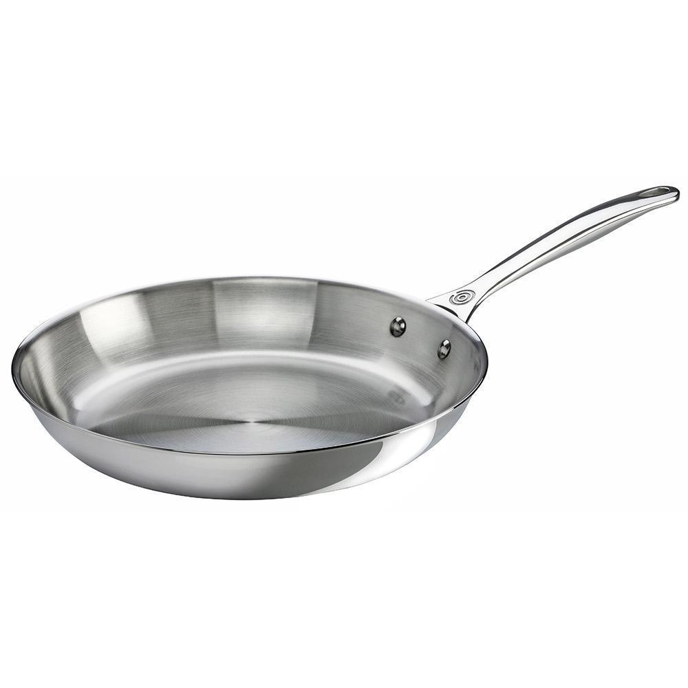 Le Creuset 12″ Stainless Steel Fry Pan - J.L. Hufford