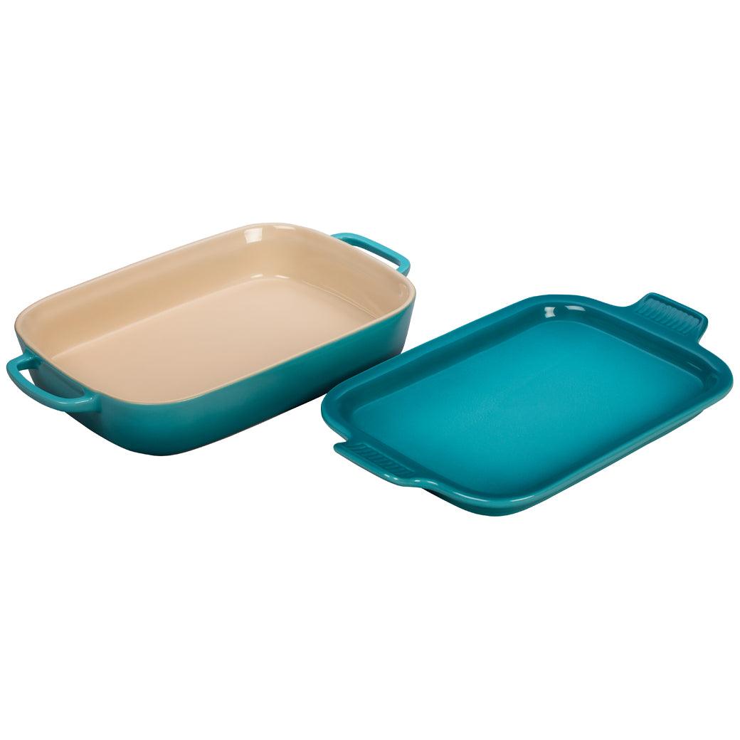 Le Creuset 2.75 Qt Rectangular Dish with Platter Lid - J.L. Hufford