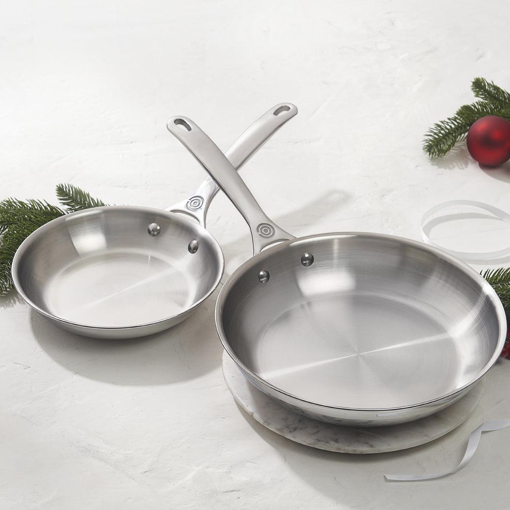 Le Creuset 2 Piece Set (8″ Fry Pan & 10″ Fry Pan) - J.L. Hufford