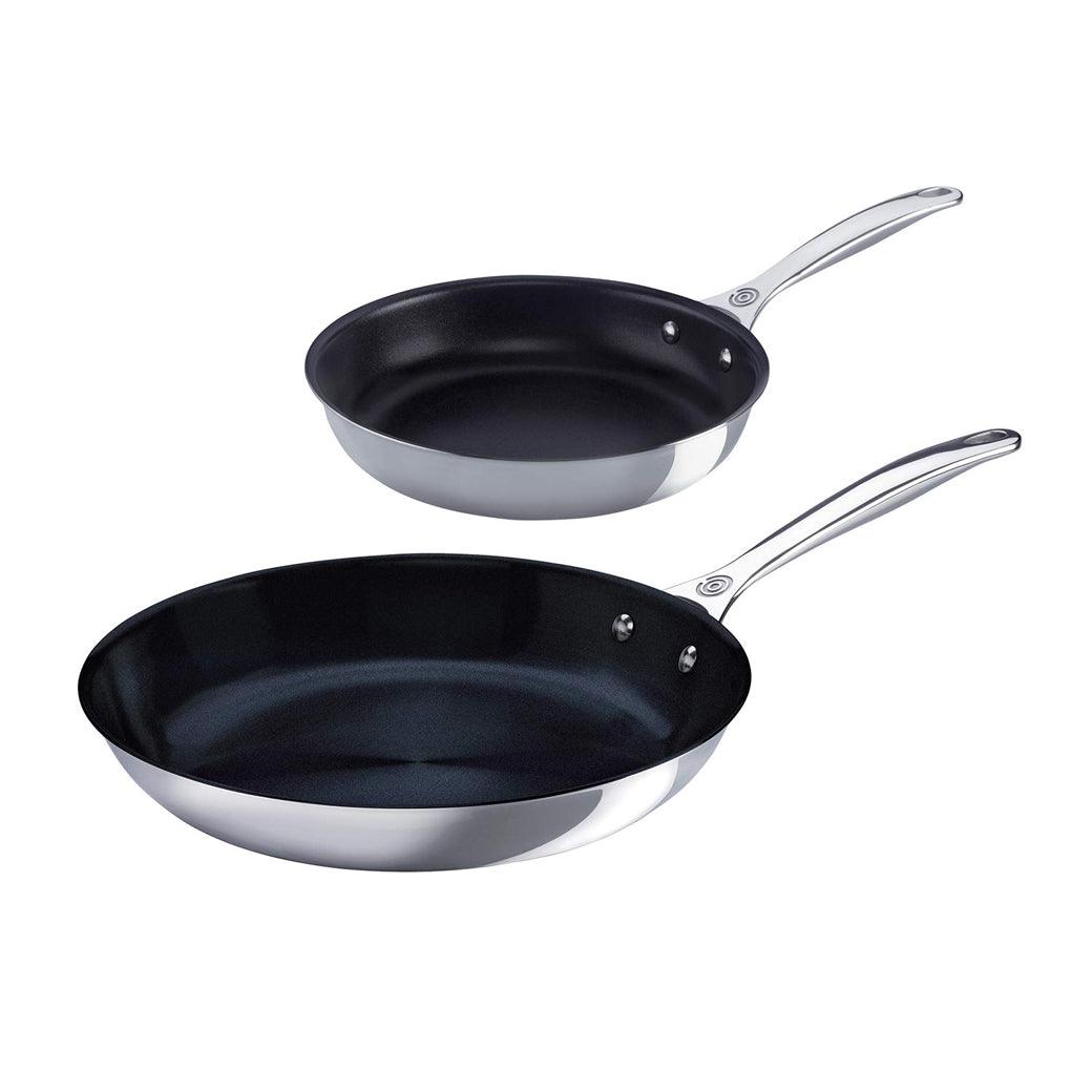 Le Creuset 2 Piece Set (8″ Nonstick Fry Pan &amp; 10″ Nonstick Fry Pan) - J.L. Hufford