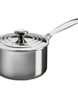 Le Creuset 2 Qt. Stainless Steel Saucepan with Lid - J.L. Hufford