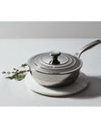 Le Creuset 2 qt. Stainless Steel Saucier Pan with Lid - J.L. Hufford