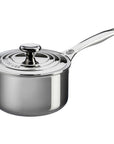 Le Creuset 3 Qt. Stainless Steel Saucepan with Lid - J.L. Hufford