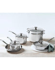 Le Creuset 3 Qt. Stainless Steel Saucepan with Lid - J.L. Hufford