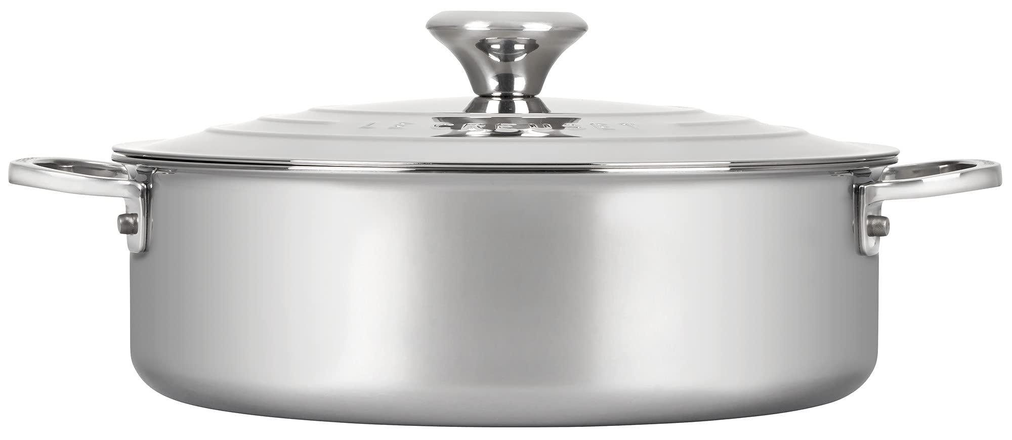 Le Creuset 4.5 qt. Stainless Steel Rondeau - J.L. Hufford