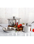 Le Creuset 5 Piece Stainless Steel Cookware Set - J.L. Hufford