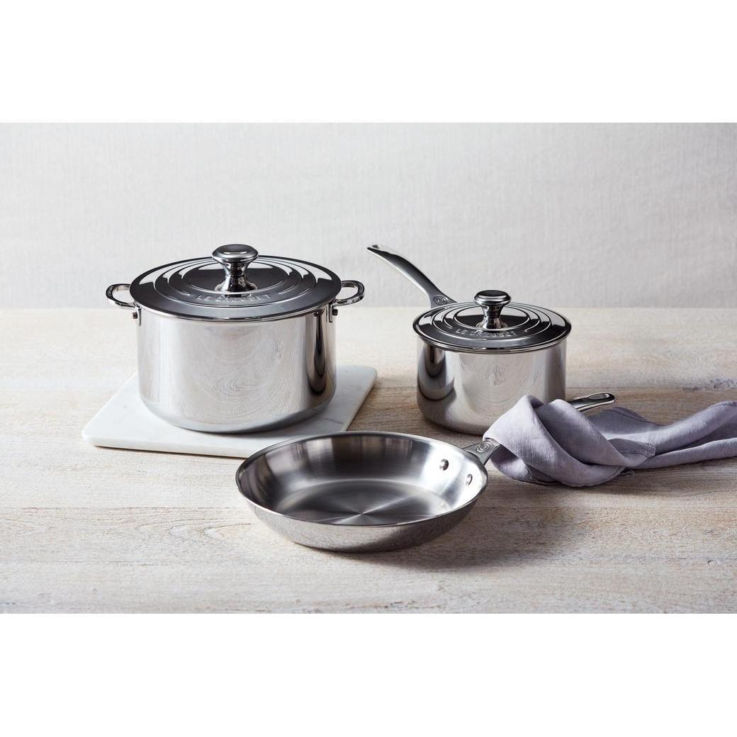 Le Creuset 5 Piece Stainless Steel Cookware Set - J.L. Hufford