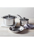 Le Creuset 5 Piece Stainless Steel Cookware Set - J.L. Hufford