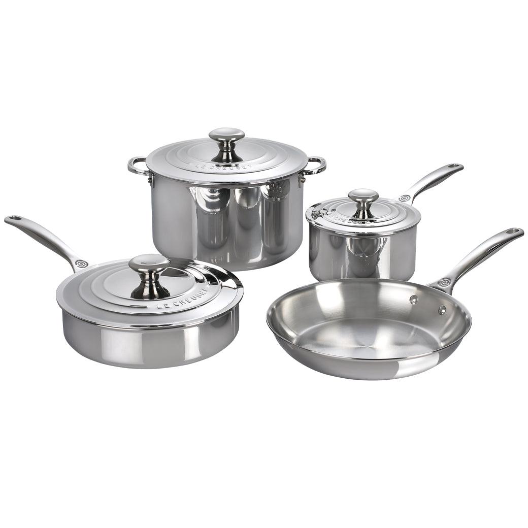 Le Creuset 7 Piece Stainless Steel Set - J.L. Hufford