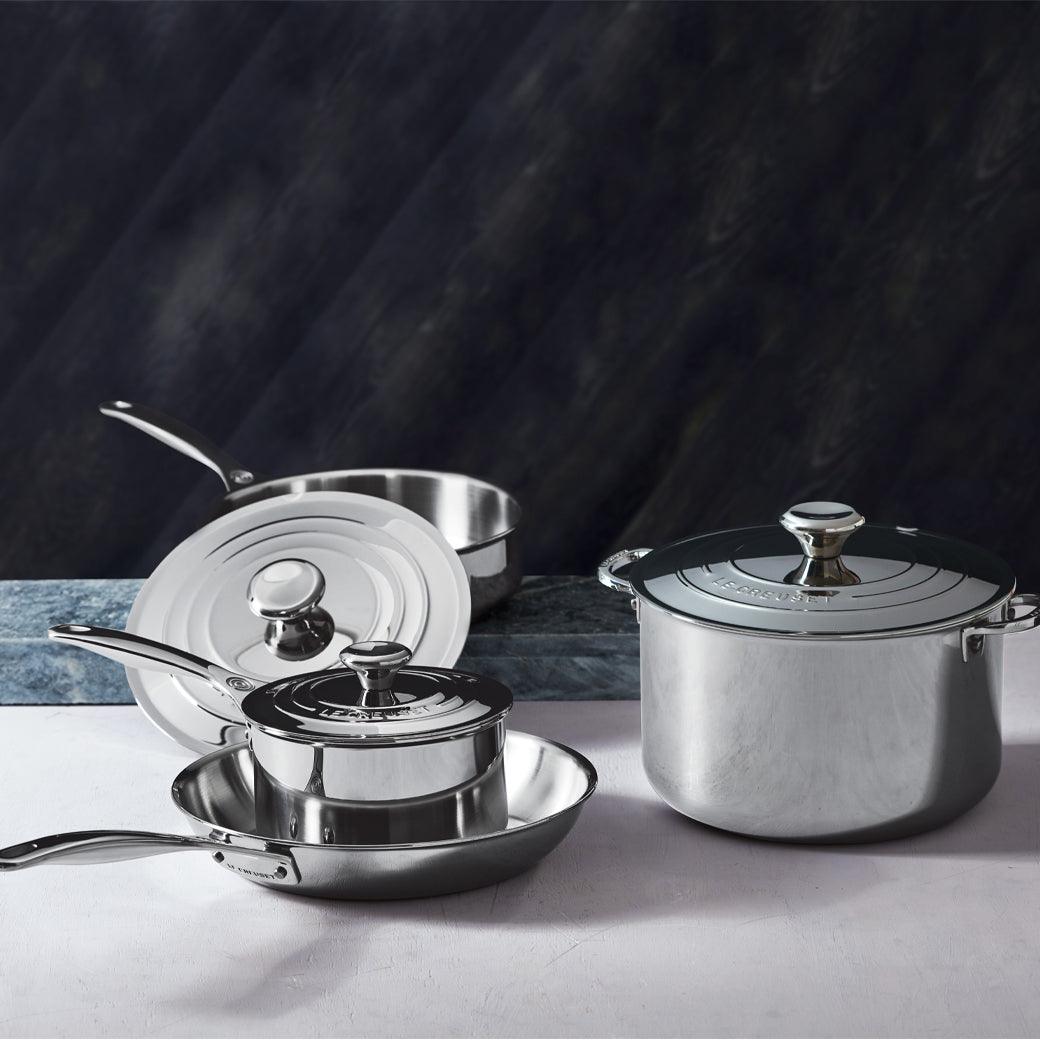 Le Creuset 7 Piece Stainless Steel Set - J.L. Hufford