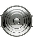 Le Creuset Stainless Steel 9 qt. Stockpot with Lid & Deep Colander Insert (10″) - J.L. Hufford