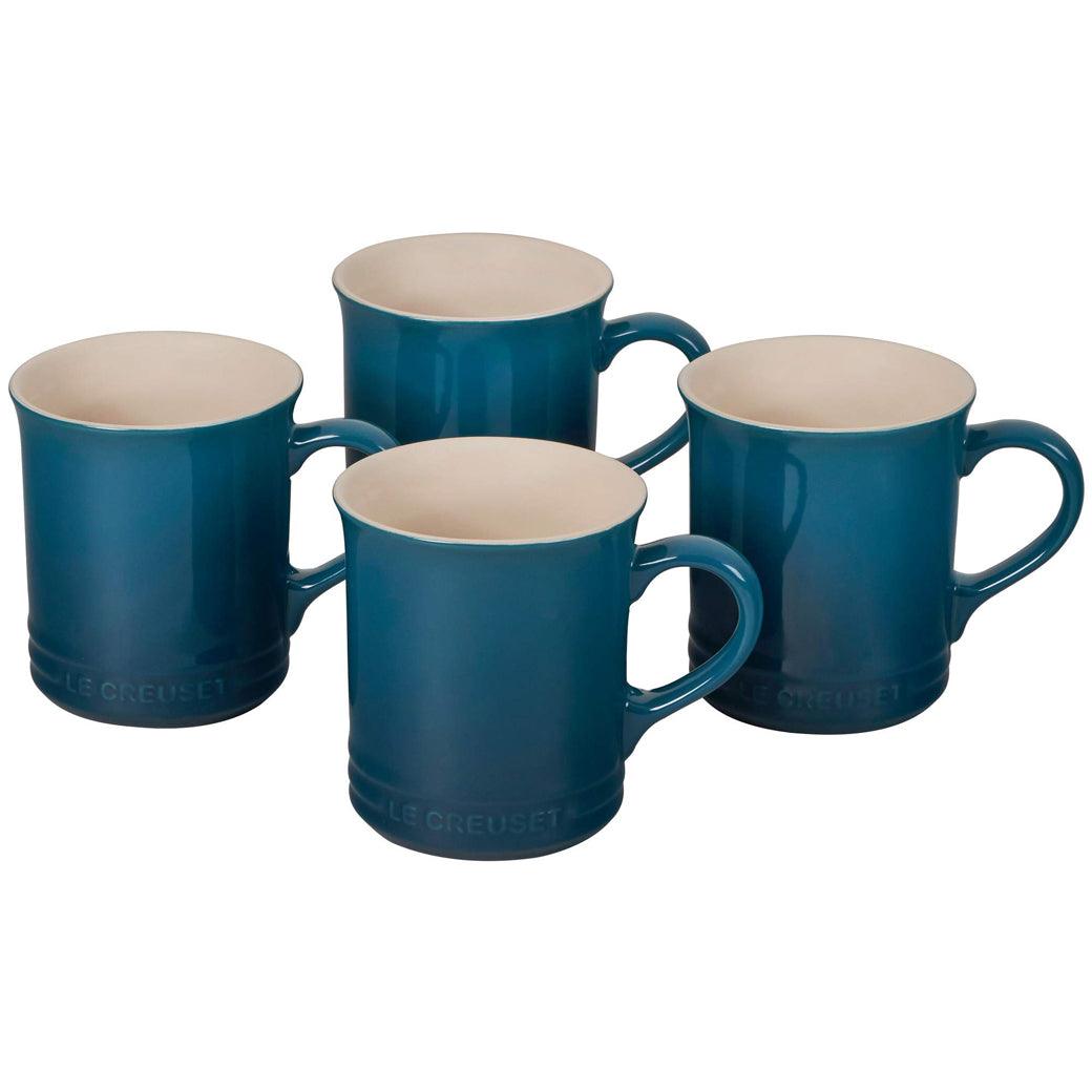 Le Creuset Stoneware Set of 4 (14 oz.) Mugs - J.L. Hufford