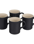 Le Creuset Stoneware Set of 4 (14 oz.) Mugs - J.L. Hufford