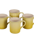 Le Creuset Stoneware Set of 4 (14 oz.) Mugs - J.L. Hufford