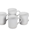 Le Creuset Stoneware Set of 4 (14 oz.) Mugs - J.L. Hufford