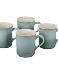 Le Creuset Stoneware Set of 4 (14 oz.) Mugs