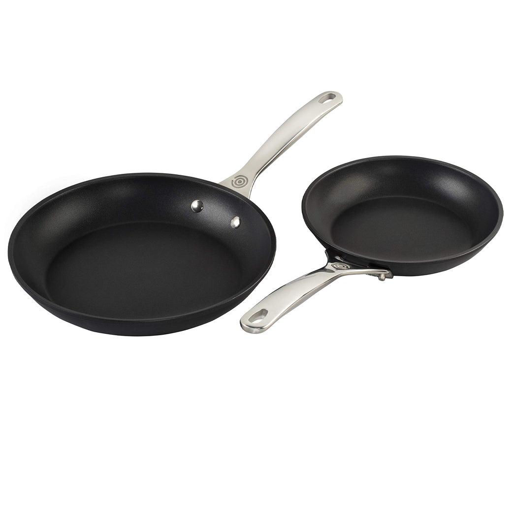 Le Creuset Toughened Nonstick PRO 2 Piece Set (8″ &amp; 10″ Fry Pan) - J.L. Hufford