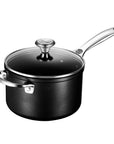 Le Creuset Toughened Nonstick PRO 3 qt. Saucepan with Glass Lid - J.L. Hufford