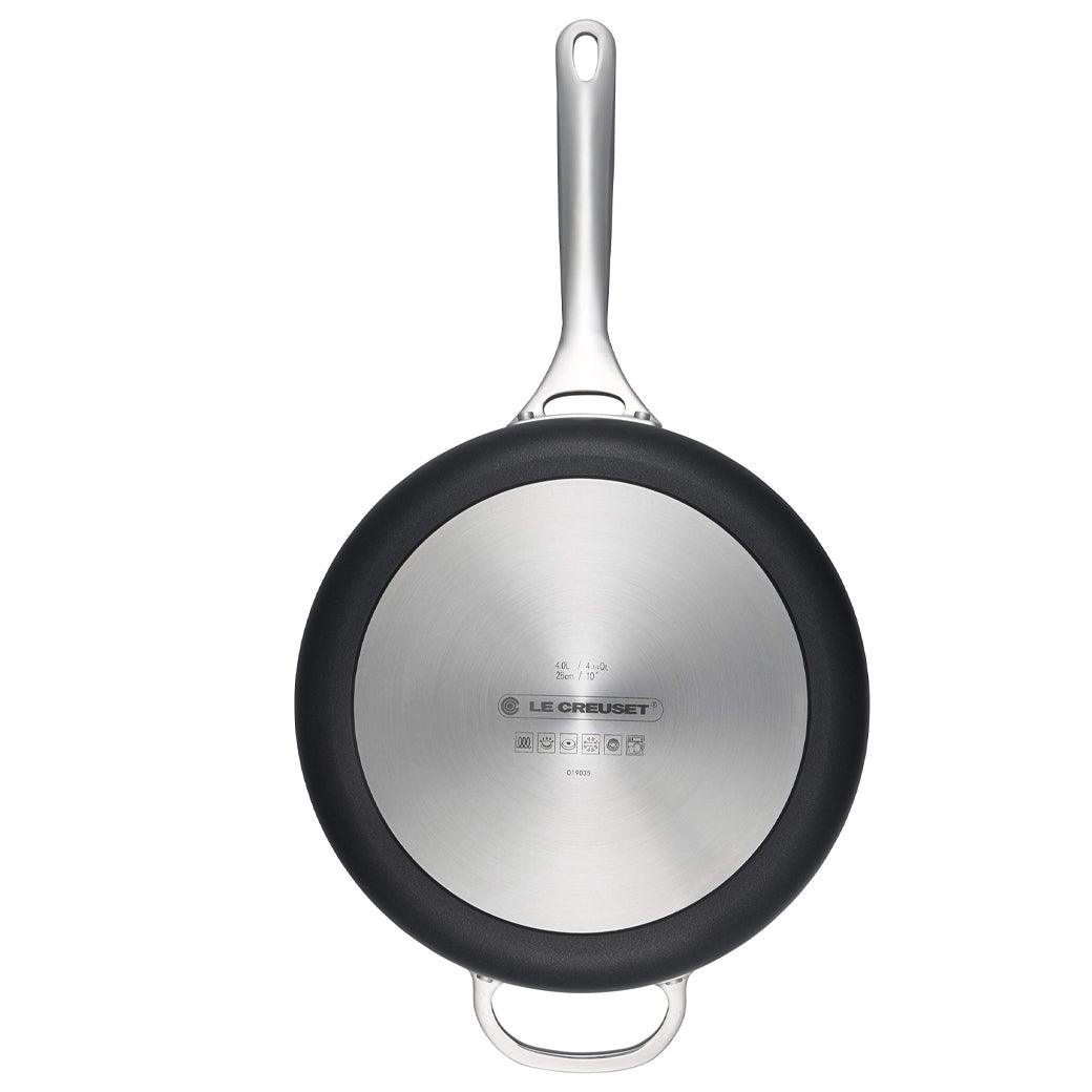 Le Creuset Toughened Nonstick PRO 4-1/4 qt. Saute Pan with Helper Handle &amp; Glass Lid - J.L. Hufford