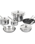 Le Creuset Tri-Ply 12 Piece Stainless Steel Cookware Set - J.L. Hufford