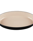 Le Creuset 3 qt Enameled Cast Iron Signature Oval Baker, Sand Interior