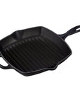 Le Creuset Enameled Cast Iron Signature 10.25'' Square Skillet Grill with Handle - J.L. Hufford