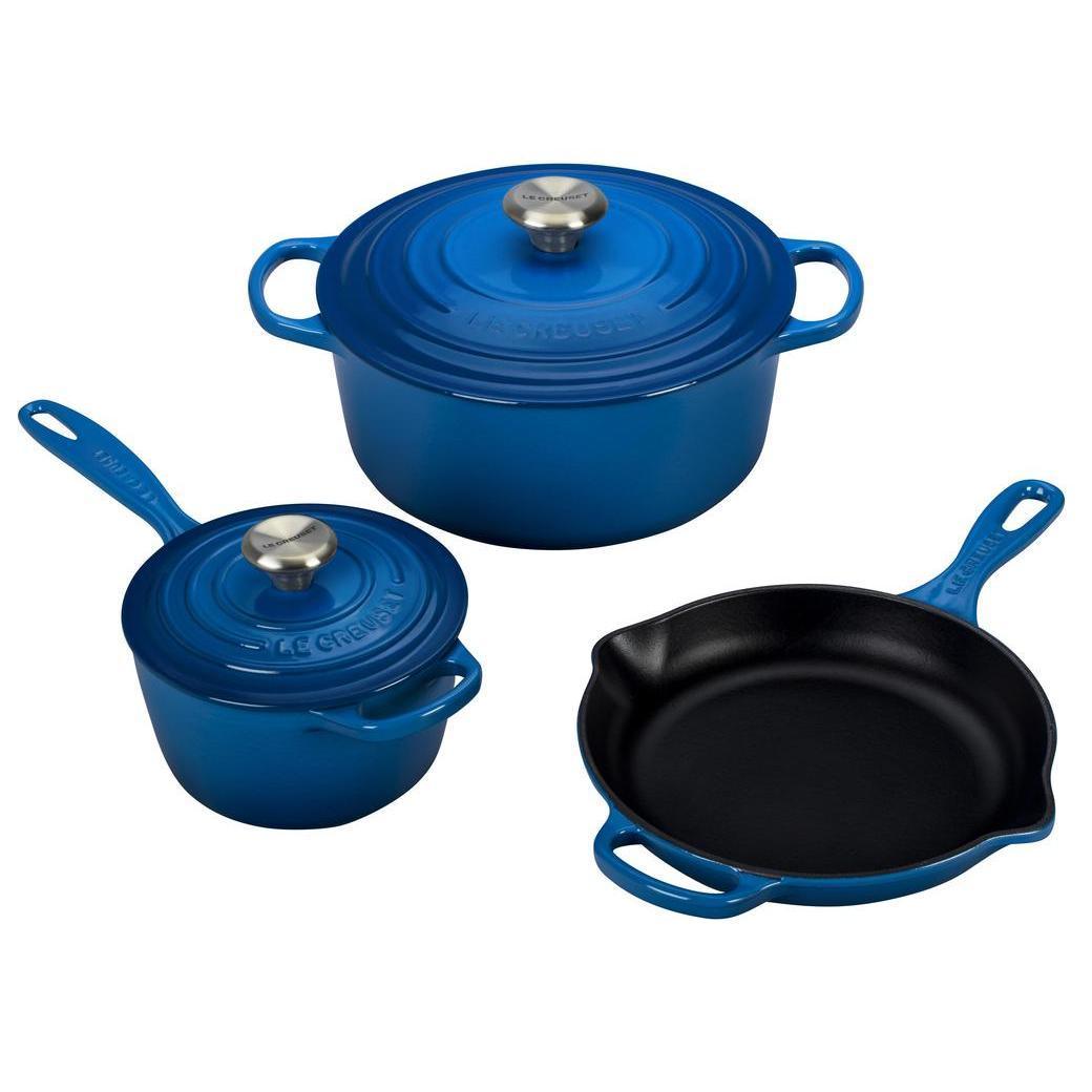 Le Creuset 5-Piece Signature Enameled Cast Iron Set - J.L. Hufford