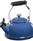 Le Creuset Enamel On Steel Whistling Tea Kettle with Metal Finishes, 1.7 qt.