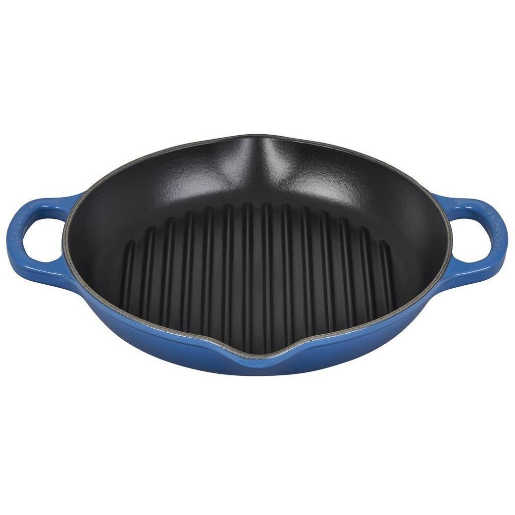 Le Creuset Signature 9.75″ Deep Round Grill Pan - J.L. Hufford