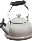 Le Creuset Enamel On Steel Whistling Tea Kettle with Metal Finishes, 1.7 qt.