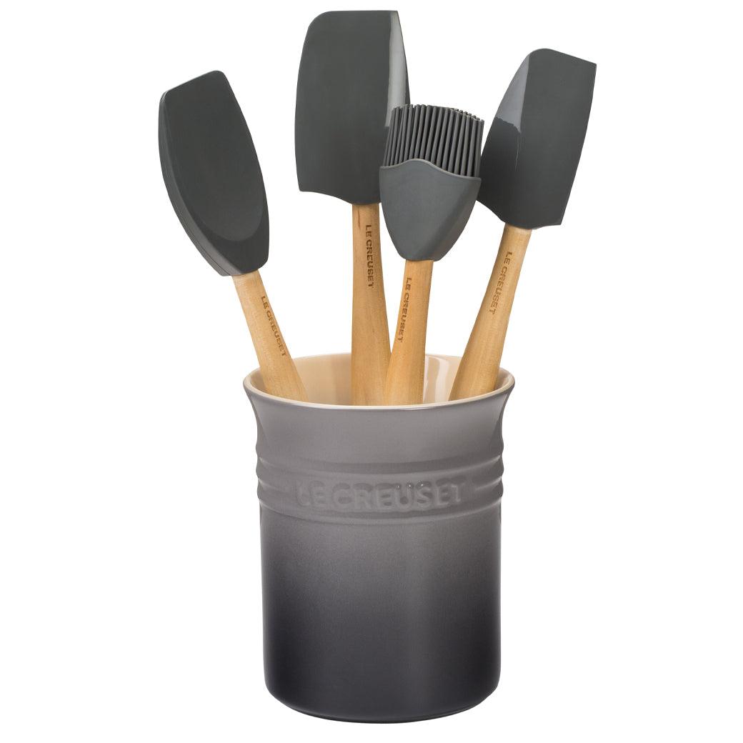 Le Creuset Craft Series 5-Piece Utensil Set with Crock - J.L. Hufford