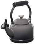 Le Creuset Enamel On Steel Demi Tea Kettle with Metal Finishes, 1.25 qt