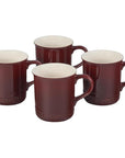 Le Creuset Stoneware Set of 4 (14 oz.) Mugs