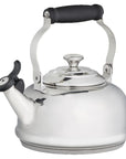 Le Creuset Enamel On Steel Demi Tea Kettle with Metal Finishes, 1.25 qt