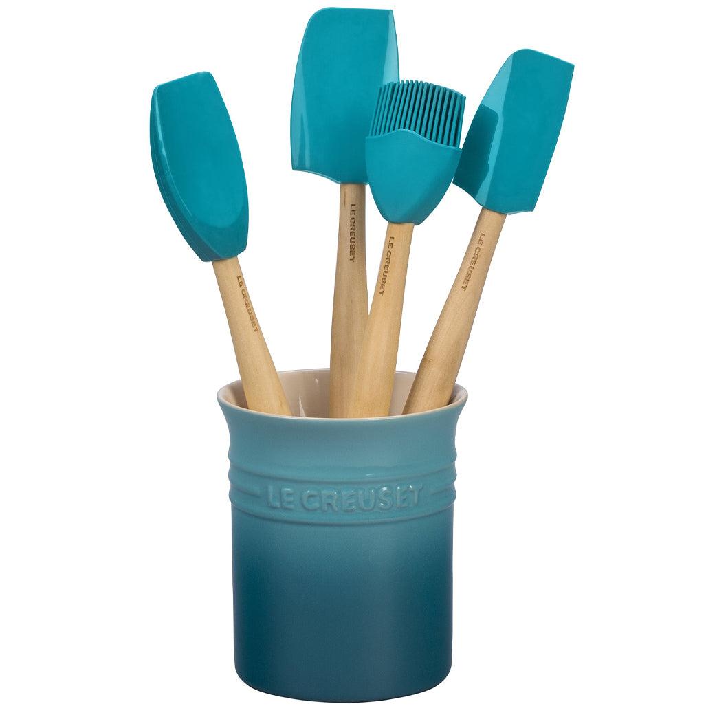 Le Creuset Craft Series 5-Piece Utensil Set with Crock - J.L. Hufford