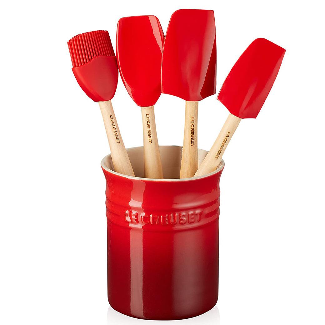 Le Creuset Craft Series 5-Piece Utensil Set with Crock - J.L. Hufford