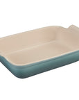 Le Creuset 4 qt (12" X 9") Stoneware Heritage Rectangular Casserole