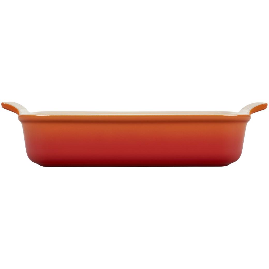 Le Creuset 4 qt (12" X 9") Stoneware Heritage Rectangular Casserole - J.L. Hufford