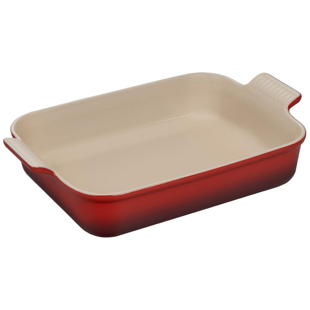 Le Creuset 4 qt (12" X 9") Stoneware Heritage Rectangular Casserole - J.L. Hufford