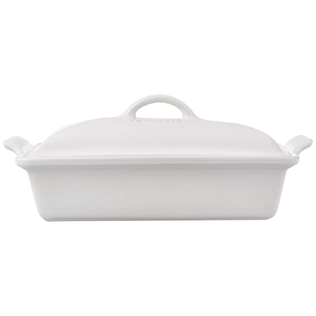 Le Creuset 4 qt Stoneware Heritage Covered Rectangular Casserole - J.L. Hufford