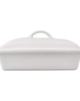 Le Creuset 4 qt Stoneware Heritage Covered Rectangular Casserole - J.L. Hufford