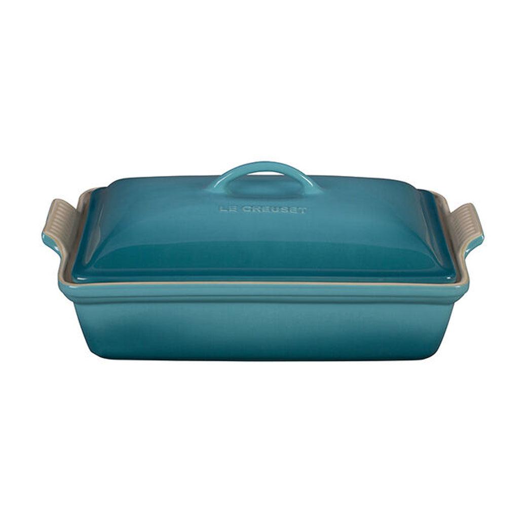 Le Creuset 4 qt Stoneware Heritage Covered Rectangular Casserole - J.L. Hufford