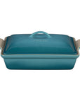 Le Creuset 4 qt Stoneware Heritage Covered Rectangular Casserole - J.L. Hufford