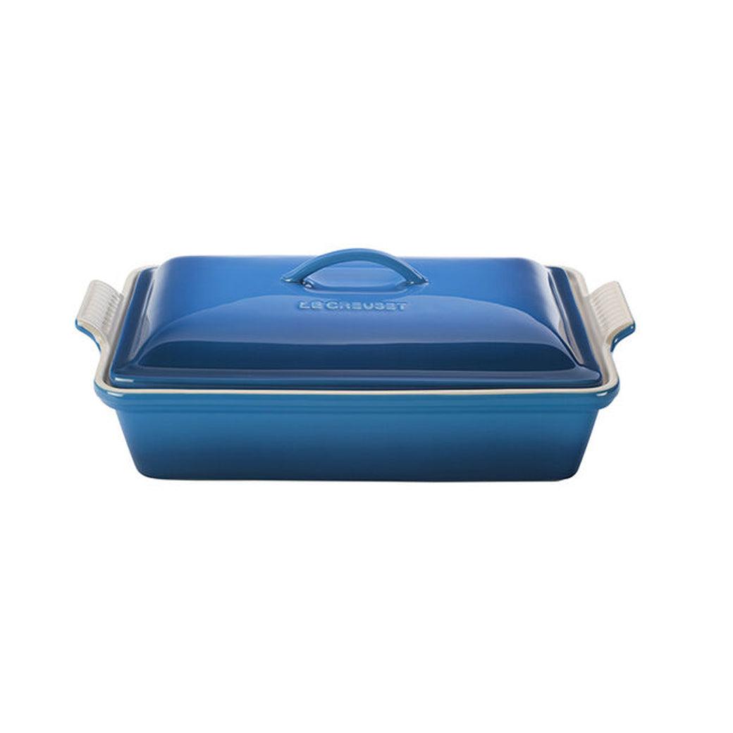 Le Creuset 4 qt Stoneware Heritage Covered Rectangular Casserole - J.L. Hufford